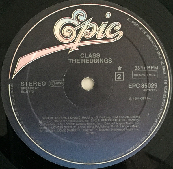 The Reddings : Class (LP, Album)