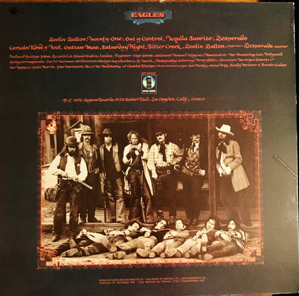 Eagles : Desperado (LP, Album, RE)