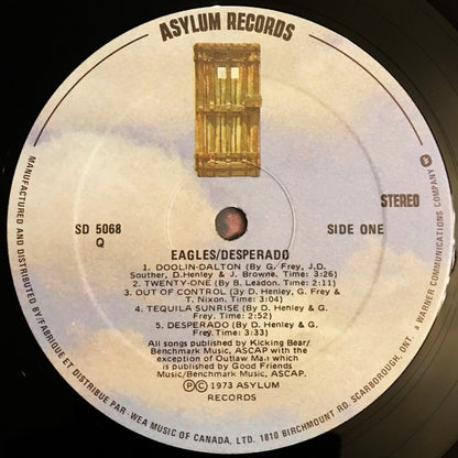 Eagles : Desperado (LP, Album, RE)