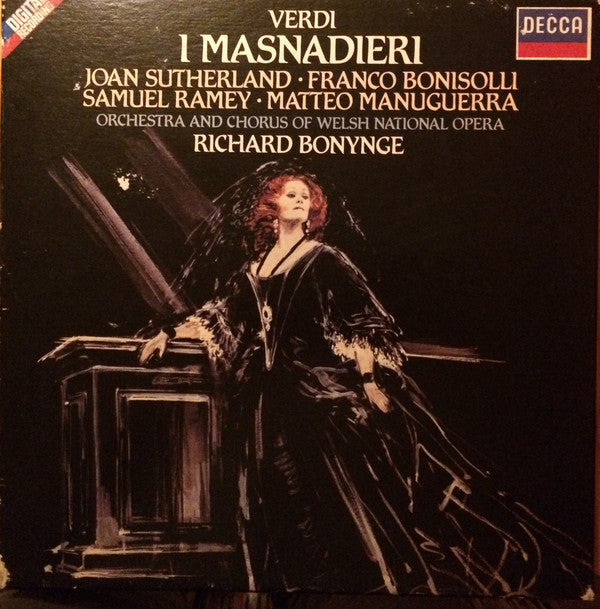 Giuseppe Verdi - Joan Sutherland, Franco Bonisolli, Samuel Ramey, Matteo Manuguerra, The Welsh National Opera Orchestra & Welsh National Opera Chorus, Richard Bonynge : I Masnadieri (3xLP, Album + Box)