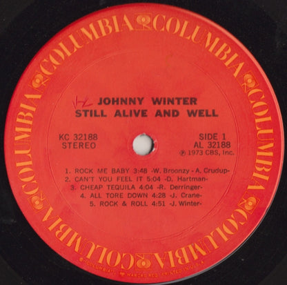 Johnny Winter : Still Alive And Well (LP, Album)