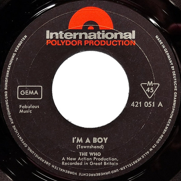 The Who : I'm A Boy (7", Single, Mono)