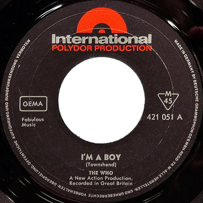 The Who : I'm A Boy (7", Single, Mono)