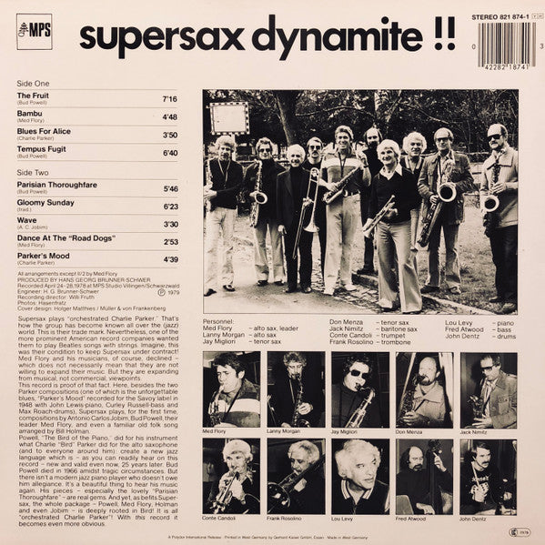 Supersax : Dynamite !! (LP, Album)