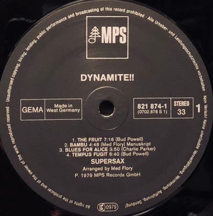 Supersax : Dynamite !! (LP, Album)