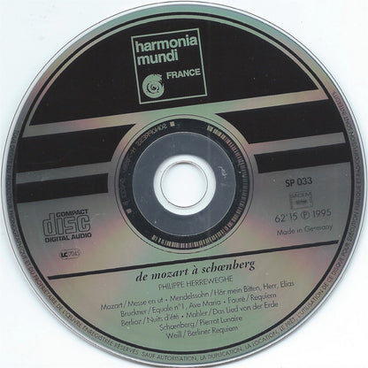 Philippe Herreweghe : De Mozart À Schoenberg (CD, Smplr)