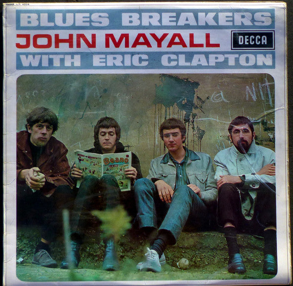 John Mayall With Eric Clapton : Blues Breakers (LP, Album, Mono, RE, J/T)