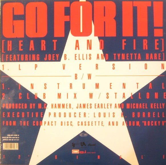 Joey B. Ellis And Tynetta Hare : Go For It! (Heart And Fire) (12", Single)