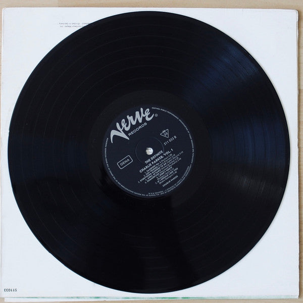 Charlie Parker : The Definite Charlie Parker Vol. 1 - His Verve Recordings In Chronological Order (LP, Comp)