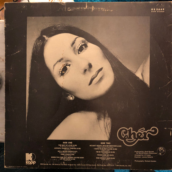 Cher : Cher (LP, Album, Club, Cap)