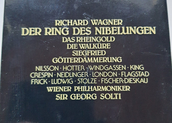 Richard Wagner, Wiener Philharmoniker, Georg Solti : Der Ring Des Nibelungen (15xCD, RE, RM + Box)