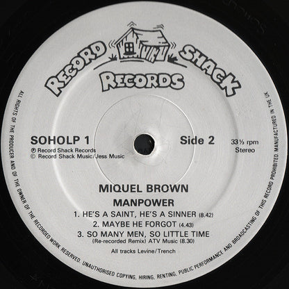 Miquel Brown : Manpower (LP, Album)