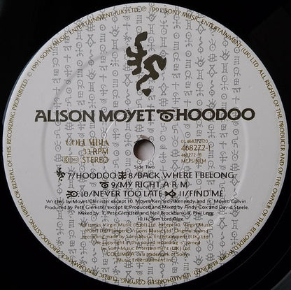 Alison Moyet : Hoodoo (LP, Album)