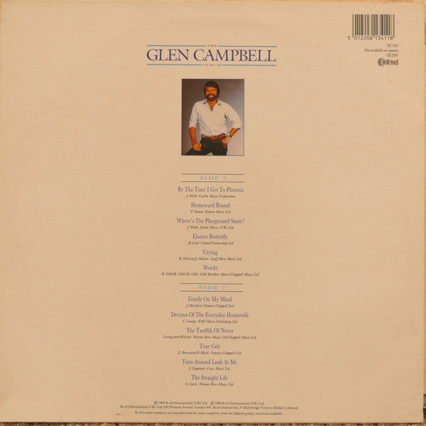 Glen Campbell : The Glen Campbell Album (LP, Album, Comp)