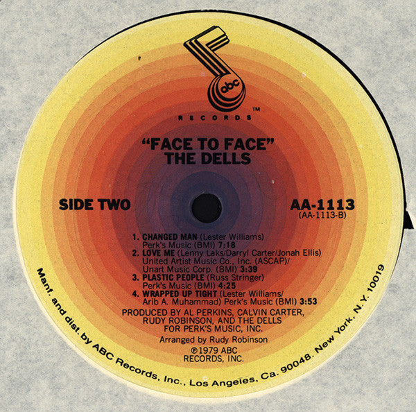 The Dells : Face To Face (LP, Album)