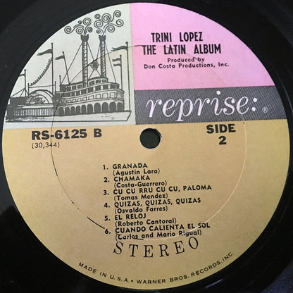 Trini Lopez : The Latin Album (LP, Album, San)