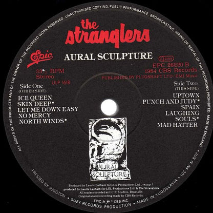 The Stranglers : Aural Sculpture (LP, Album)