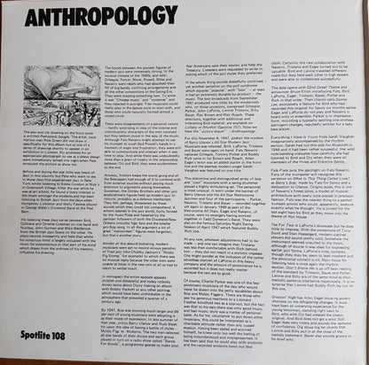 Barry Ulanov, Tadd Dameron : Anthropology (LP, Gat)