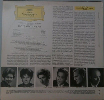 Wolfgang Amadeus Mozart - Sena Jurinac · Irmgard Seefried · Maria Stader · Ernst Haefliger · Dietrich Fischer-Dieskau · Ivan Sardi · Karl Kohn · Walter Kreppel, Ferenc Fricsay : Don Giovanni - In Italiano (LP)