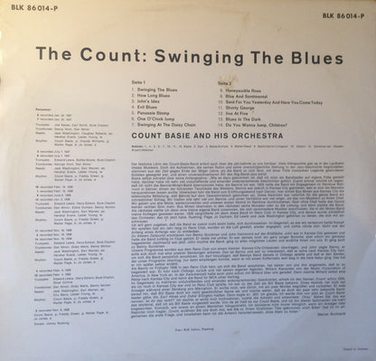 Count Basie Orchestra : The Count Swinging The Blues (LP, Album, Mono)