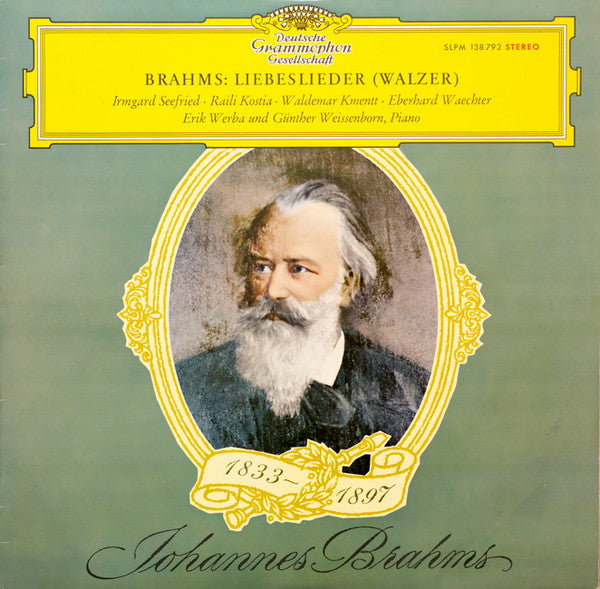 Johannes Brahms, Irmgard Seefried · Raili Kostia · Waldemar Kmentt · Eberhard Wächter · Erik Werba Und Günther Weissenborn : Liebeslieder (Walzer) (LP, Red)