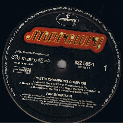 Van Morrison : Poetic Champions Compose (LP, Album)