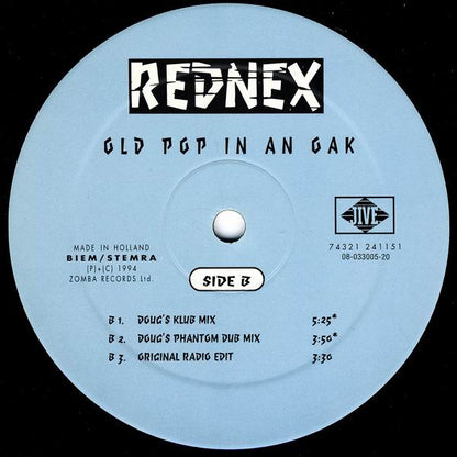 Rednex : Old Pop In An Oak (12", Single)