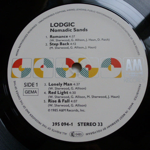 Lodgic : Nomadic Sands (LP, Album)