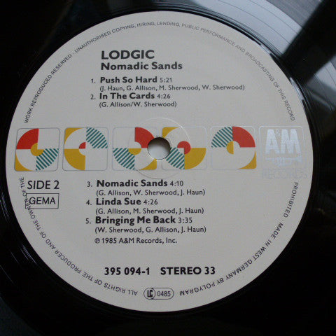 Lodgic : Nomadic Sands (LP, Album)