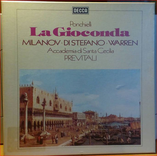 Amilcare Ponchielli, Zinka Milanov, Giuseppe di Stefano, Leonard Warren, Fernando Previtali : La Gioconda (3xLP, Mono)