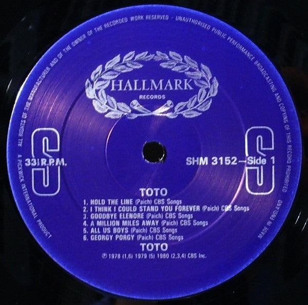 Toto : Hold The Line (LP, Comp)