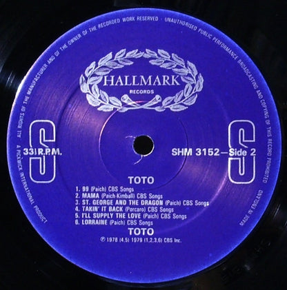 Toto : Hold The Line (LP, Comp)