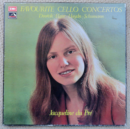 Jacqueline du Pré - Antonín Dvořák, Sir Edward Elgar, Joseph Haydn, Robert Schumann : Favourite Cello Concertos (3xLP, Comp, RE, RP + Box)