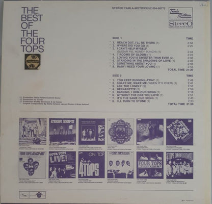 Four Tops : The Best Of The Four Tops (LP, Comp)