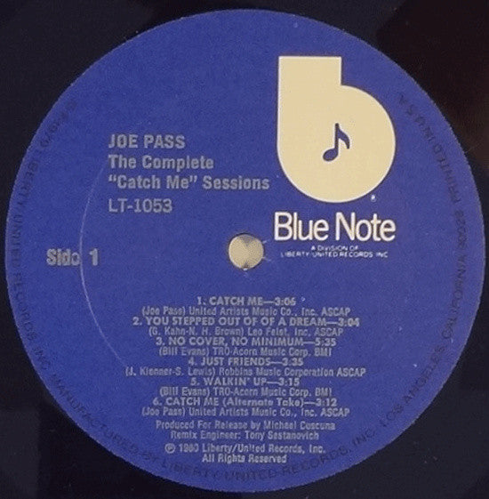 Joe Pass : The Complete "Catch Me!" Sessions (LP, Album, RE)