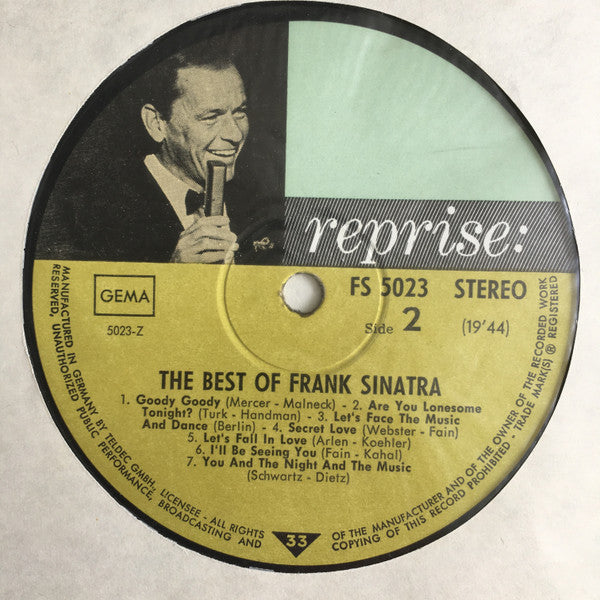 Frank Sinatra : 25 Years Of Sinatra - The Best Of Frank Sinatra (LP, Comp)