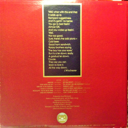 Jesse Winchester : Learn To Love It (LP, Album, Pit)