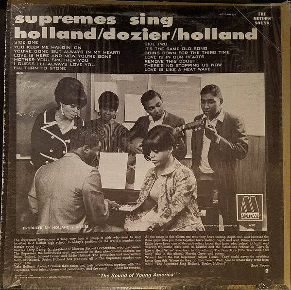 The Supremes : Supremes Sing Holland▪Dozier▪Holland (LP, Album)