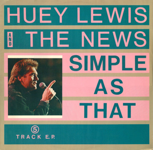 Huey Lewis & The News : Simple As That (12", EP)