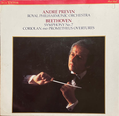 André Previn, Royal Philharmonic Orchestra, Ludwig van Beethoven : Symphony No.7, Coriolan & Prometheus Overtures (LP, Album)