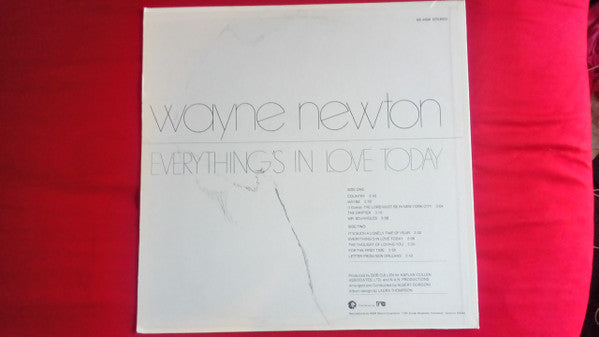 Wayne Newton : Everything's In Love Today (LP, Album)