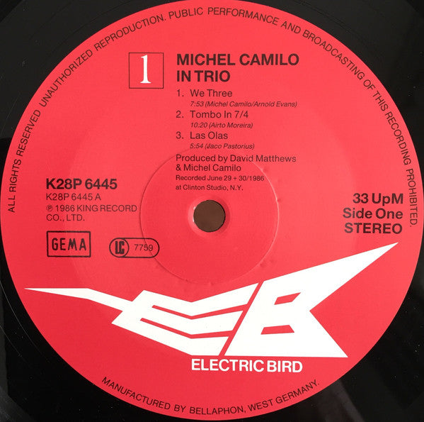 Michel Camilo : In Trio (LP, Album)