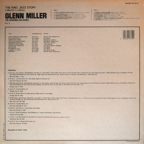 Glenn Miller : The Swinging Big Bands - Glenn Miller Vol. 3 (LP, RE)