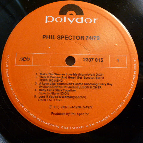 Various : Phil Spector 74/79 (LP, Comp)