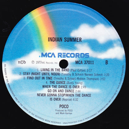 Poco (3) : Indian Summer (LP, Album, RE)