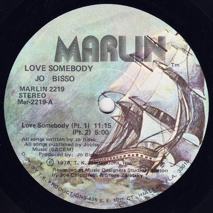 Jo Bisso : Love Somebody (LP, Album)