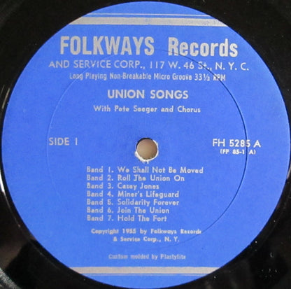 Pete Seeger & Chorus / The Almanac Singers : The Original Talking Union With The Almanac Singers & Other Union Songs With Pete Seeger & Chorus (LP, RE)