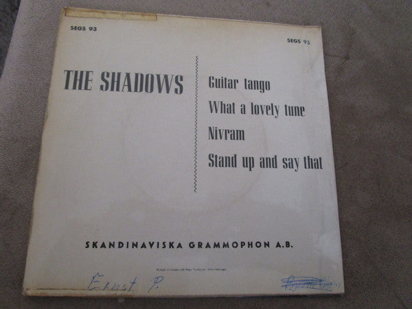 The Shadows : Guitar Tango (7", EP)