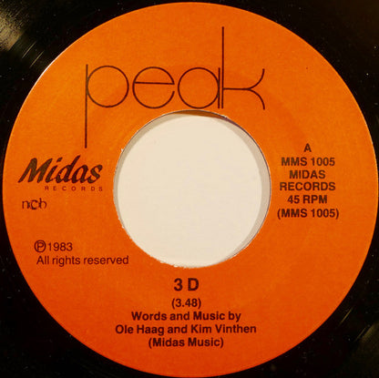 Peak (19) : 3-D / Bodytalk (7")