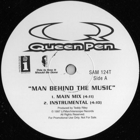 Queen Pen : Man Behind The Music (12", Promo)